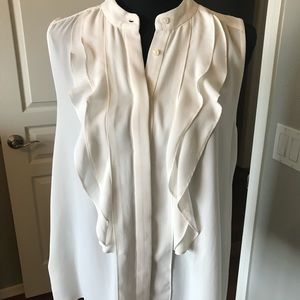 NWT Ann Taylor Cream Blouse